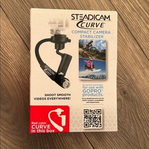 Steadicam Curve Compact Camera Stabilizer - Red and Black